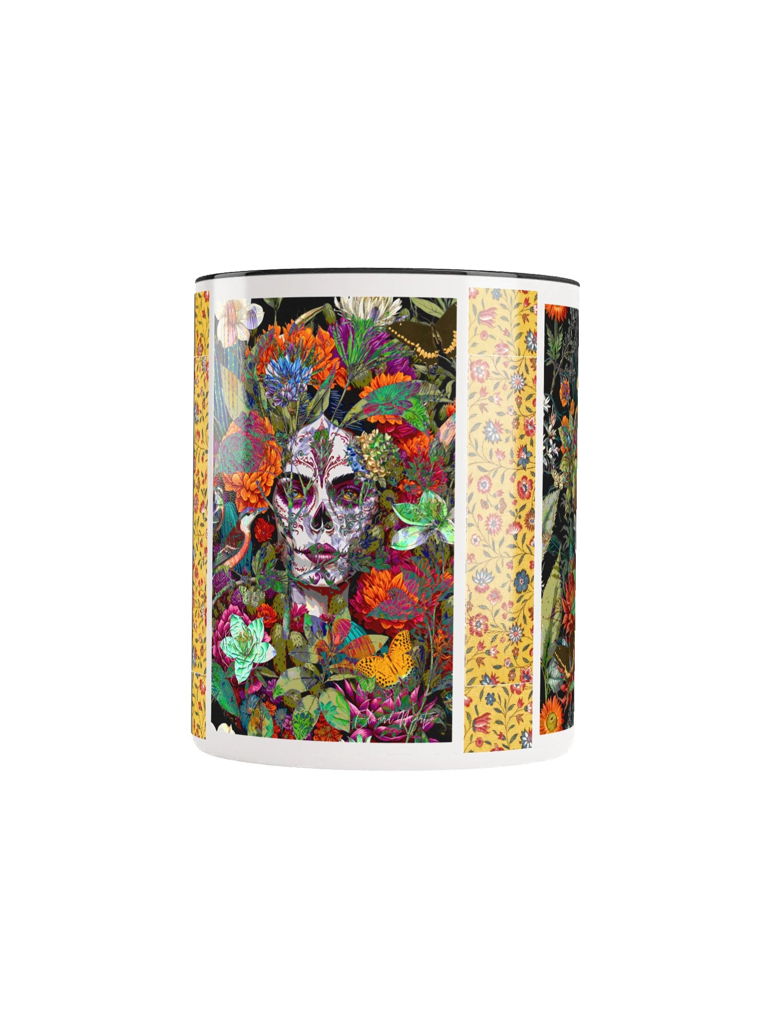 Floral Skulls Ceramic Mug product image (60)