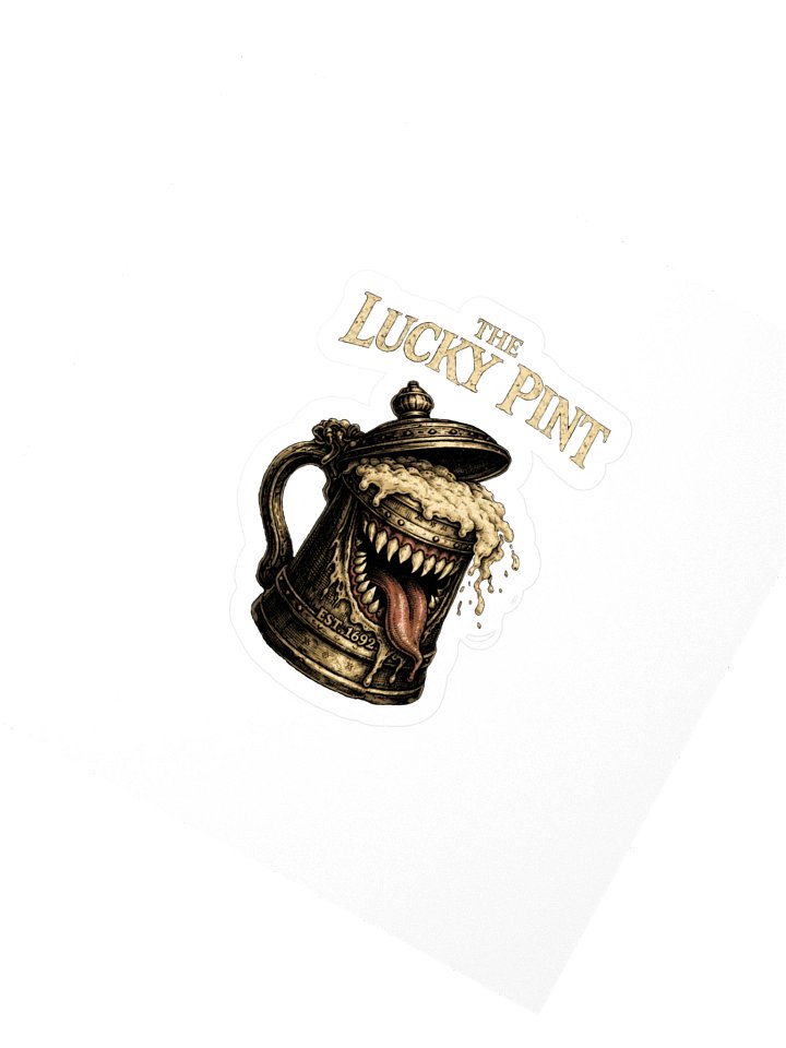 Lucky Pint Sticker | Dark Fantasy Mimic product image (2)