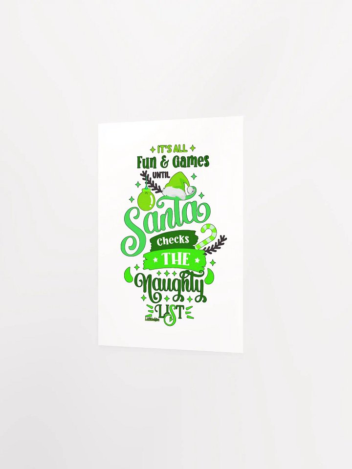 IT'S ALL FUN AND GAMES UNTIL SANTA CHECKS THE NAUGHTY LIST product image (7)