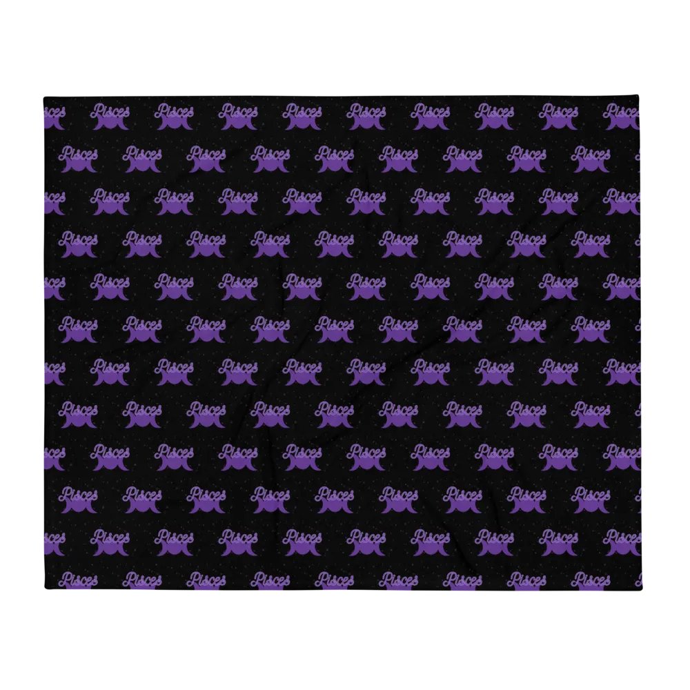 Pisces, 3 Moons, Blanket product image (2)
