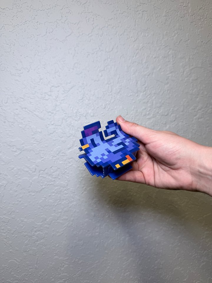 Blue Chicken Hair Claw product image (2)