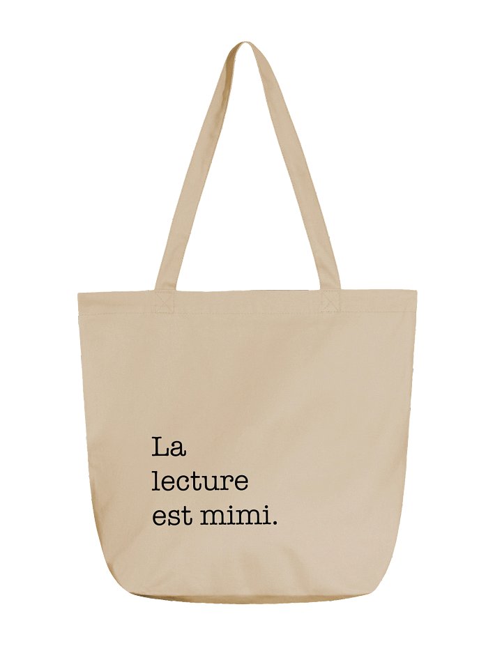La lecture est mimi Tote Bag product image (1)