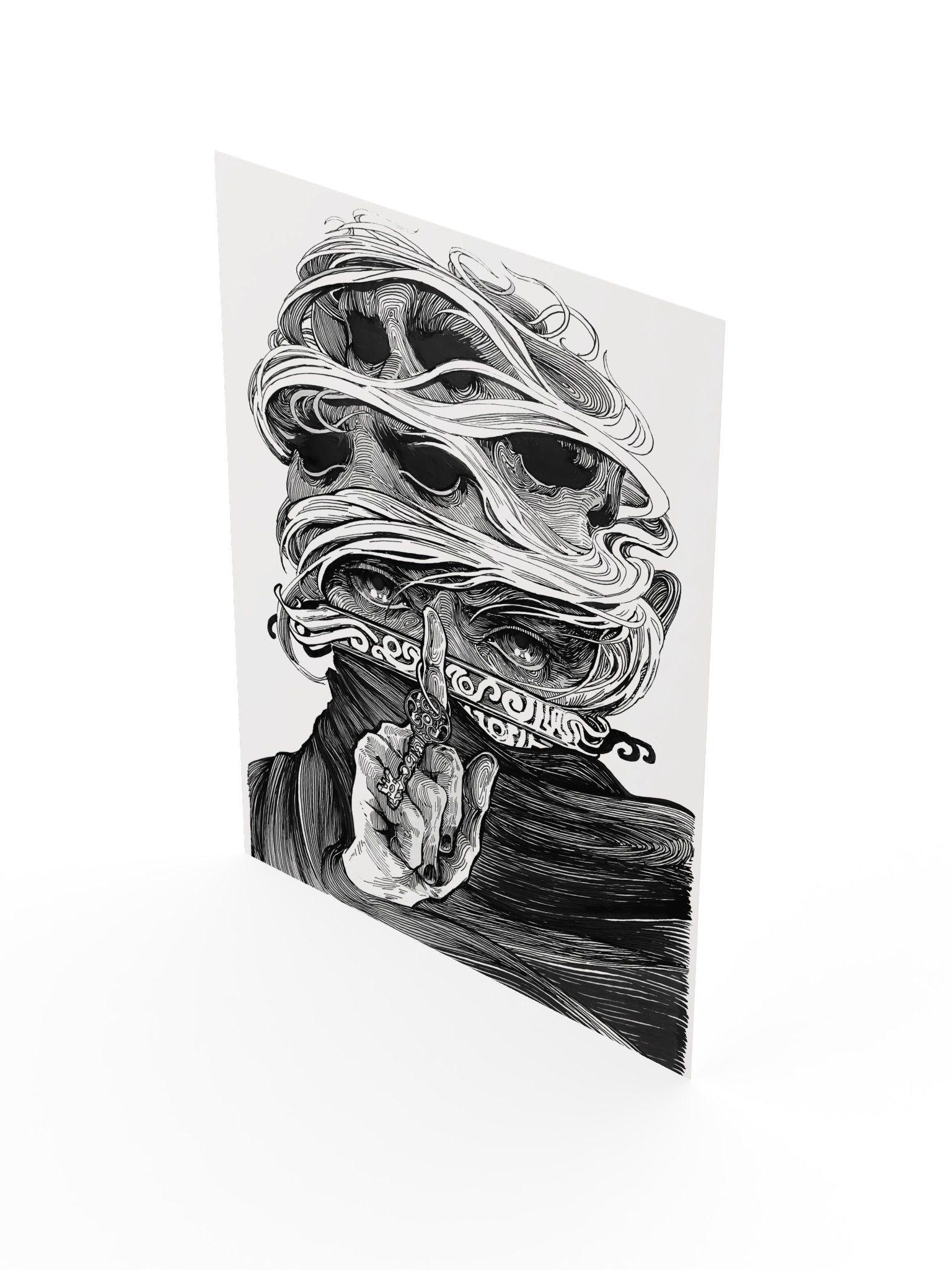 Inktober art. “Mystical” (Poster) product image (3)