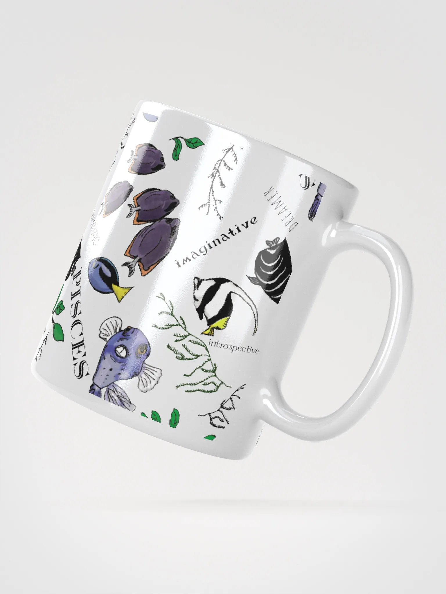 Pisces Themed Mug, 11 oz. product image (2)