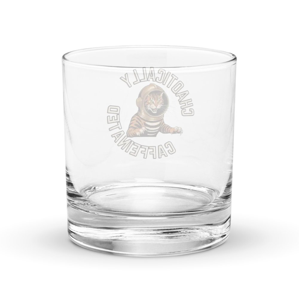 Chaotically Caffeinated Drinking Glass product image (4)