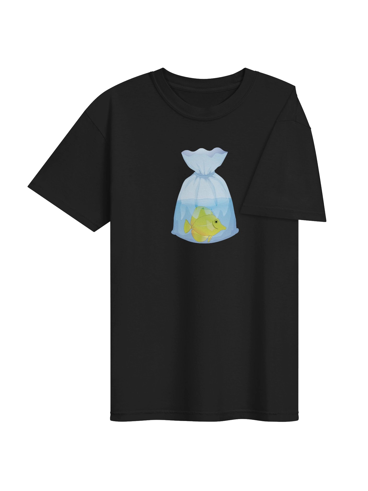 Yellow Tang Fish Bag Shirt – Saltwater Reef Tank Aquarium Enthusiast Graphic Tee product image (8)