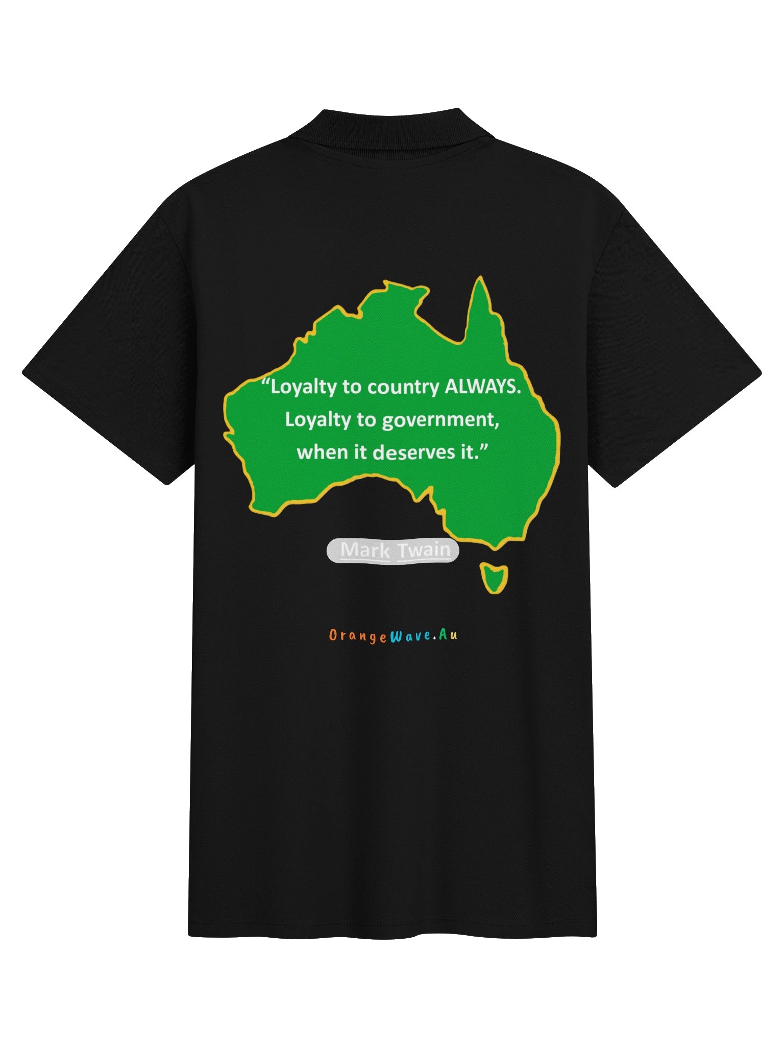 Loyalty to Country Australia Quote Polo product image (2)