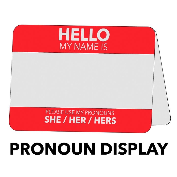 She / Her / Hers Pronoun Display product image (1)