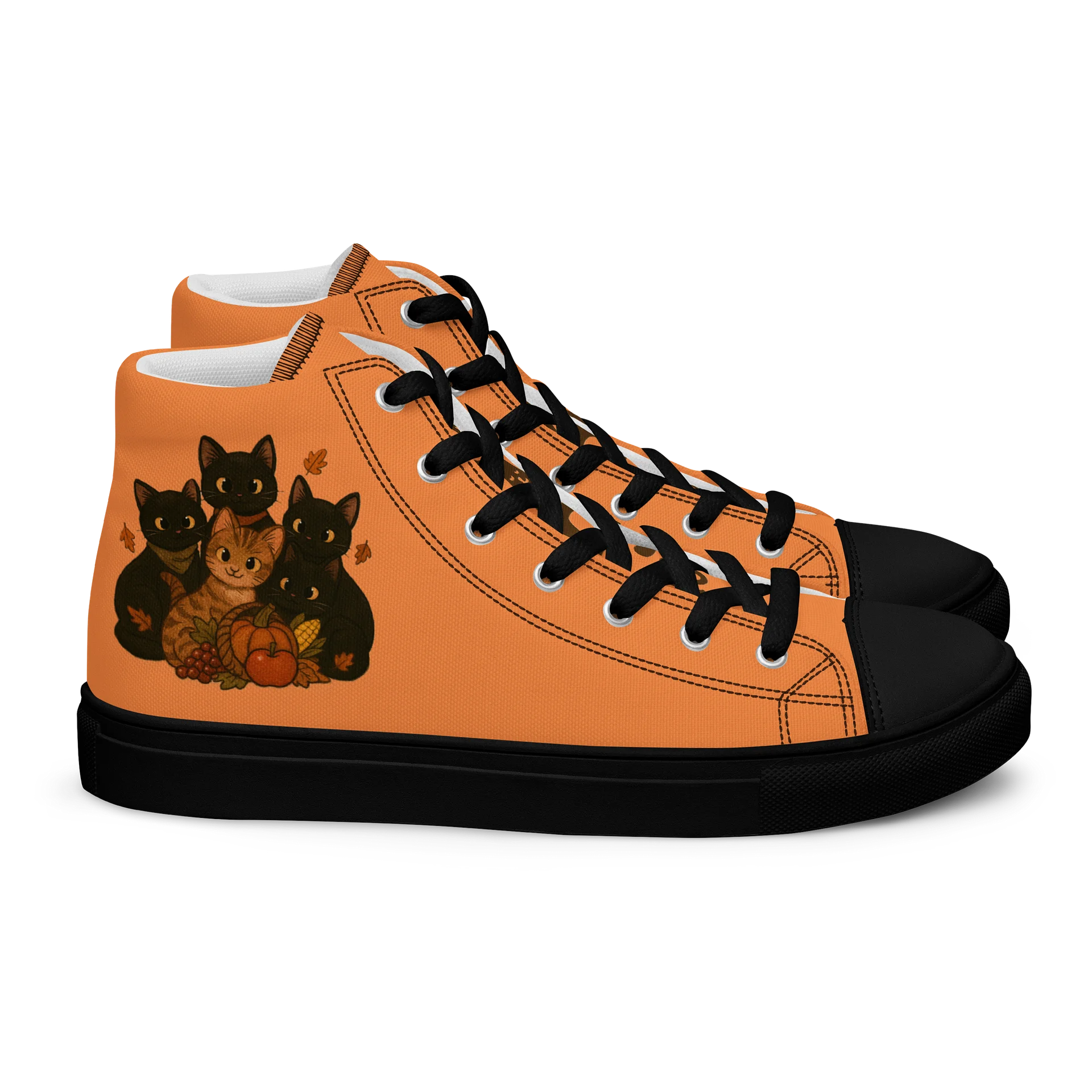 cat brigade fall High Top Canvas Shoes product image (2)
