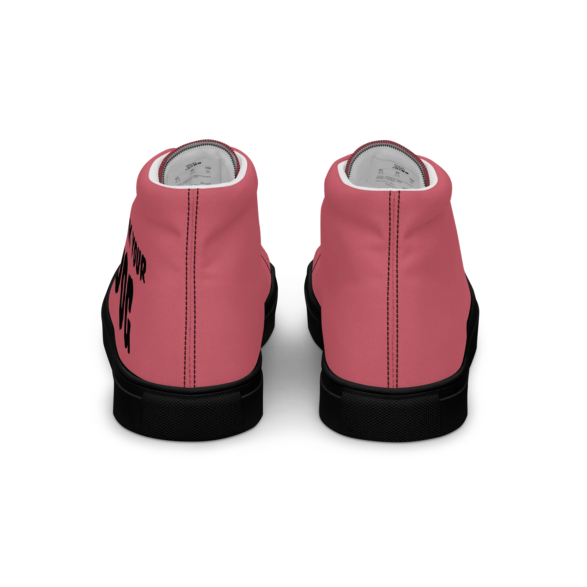 WORK YOUR DOG — Retro Graphic Women's High-Top Sneakers product image (4)