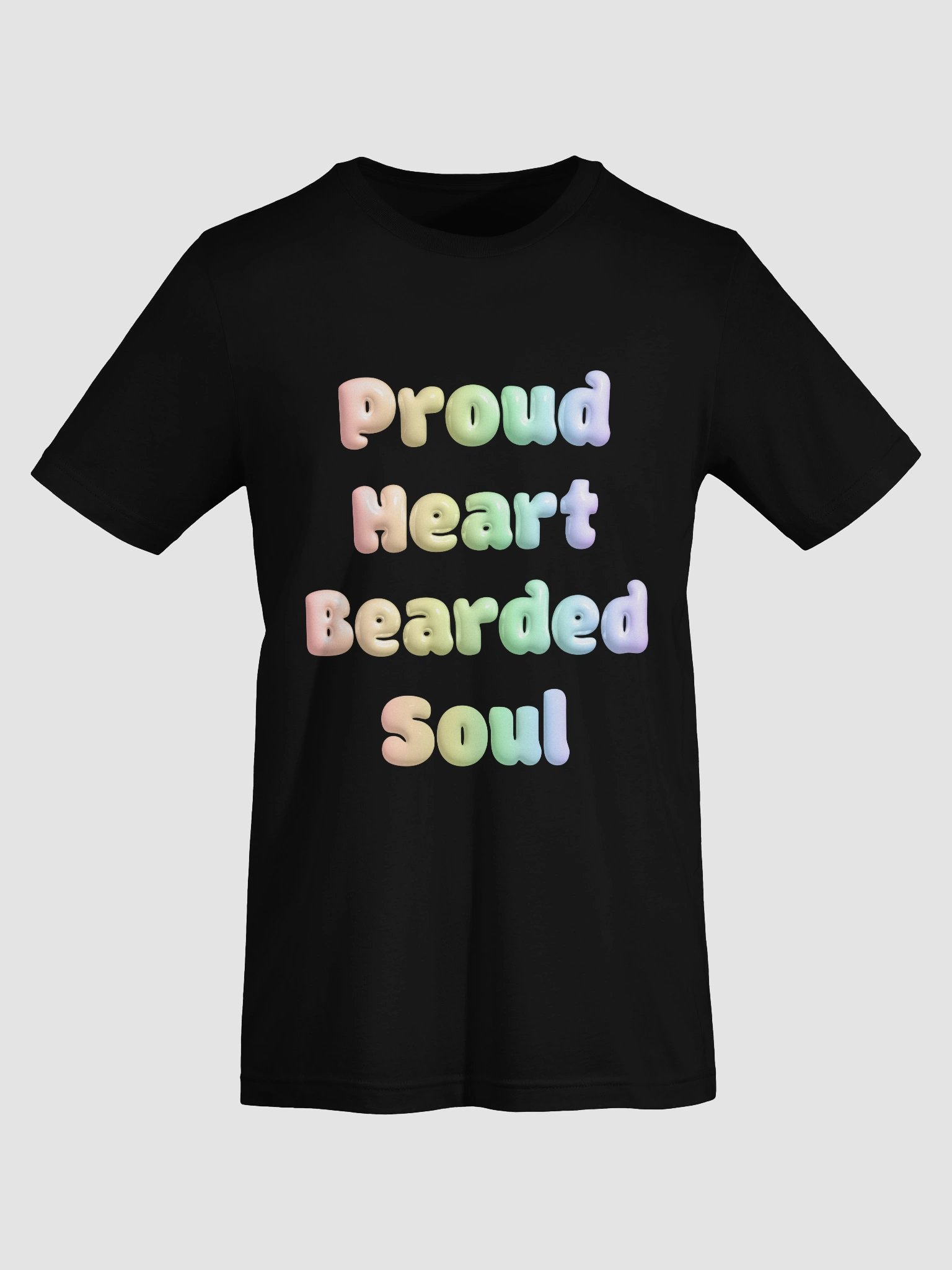 The Beard Zone Bubble Pride Graphic Tee product image (7)