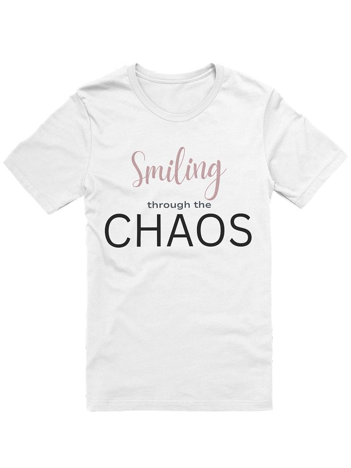 Smiling Through the Chaos Tee| Gothic Tattoo- Style By Inkthorn Studio product image (2)