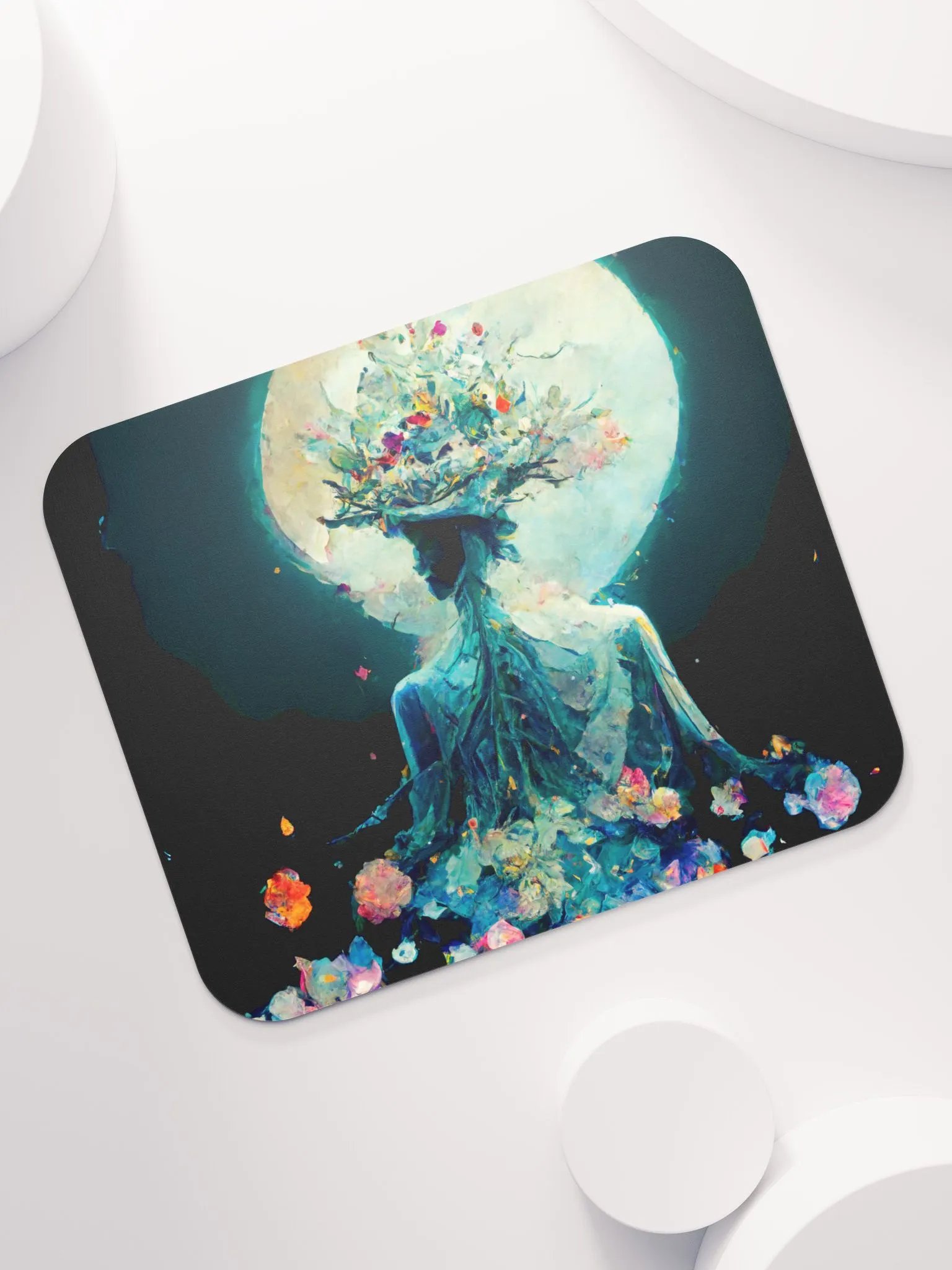 Moonlit Nature Mouse Pad product image (7)