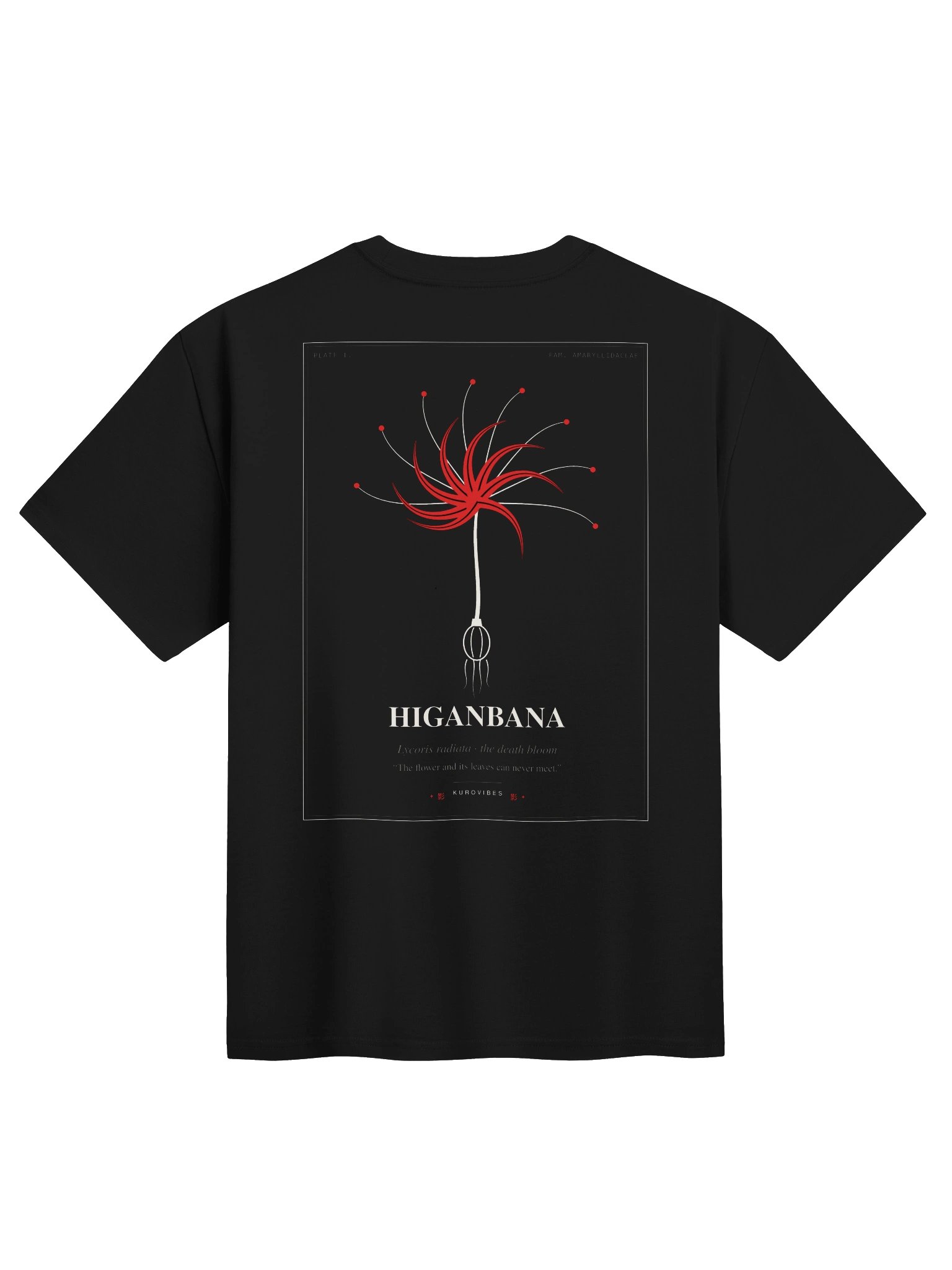 Higanbana Death Bloom – Red Spider Lily Oversized Graphic T-Shirt | Japanese Streetwear product image (5)