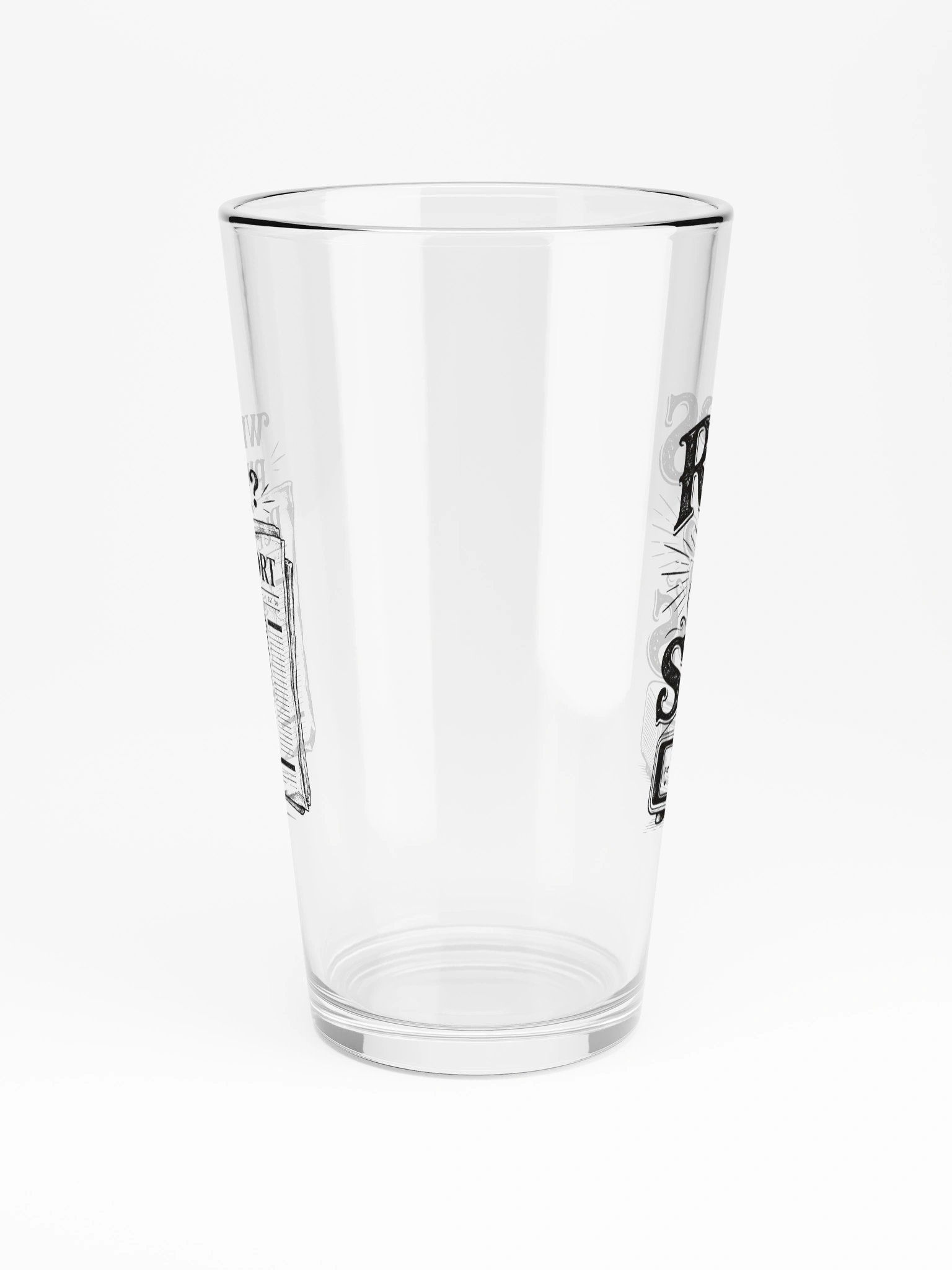 The Daily Pour Pint Glass product image (5)
