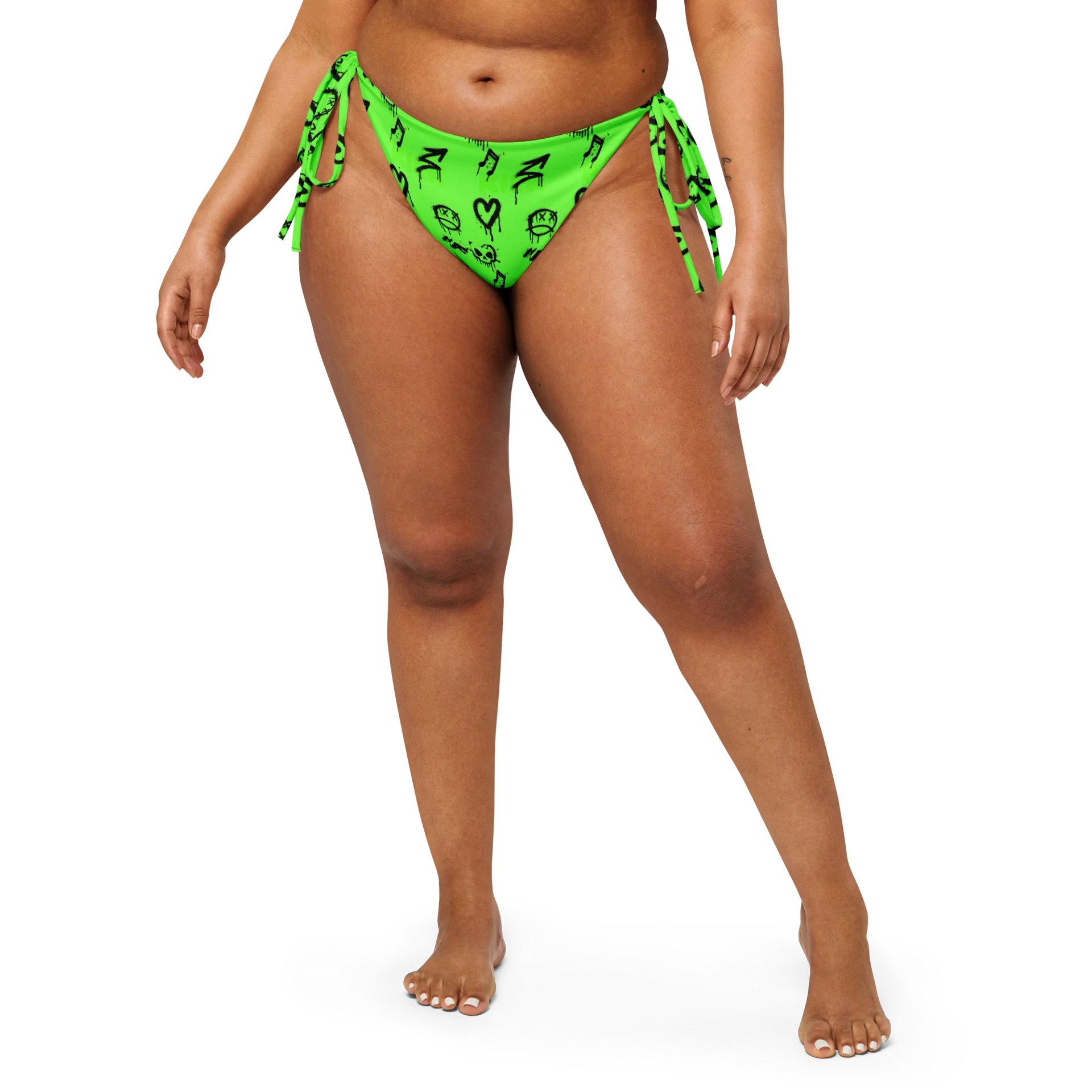 Graffiti Glam String Bikini Bottom product image (1)