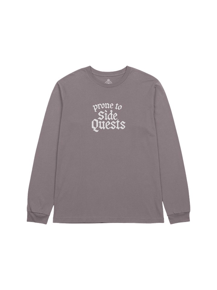 Side Quests long-sleeve tee (dark) product image (18)