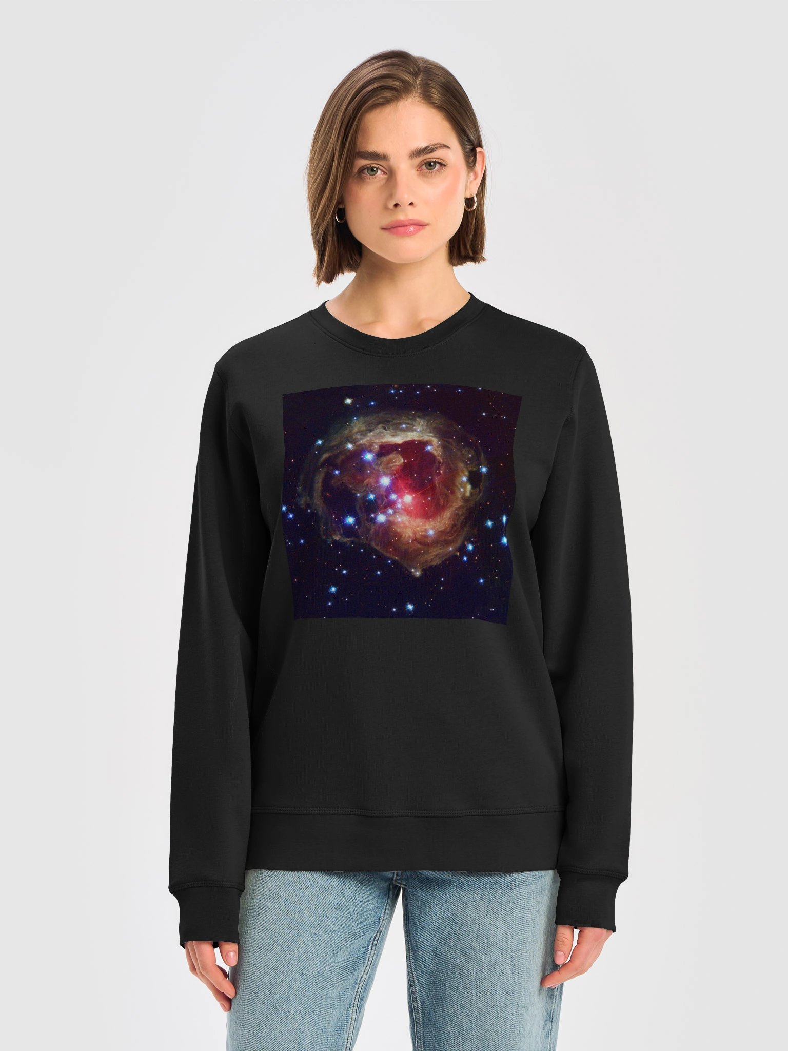 Vibrant Cosmic Nebula Deep Space Astronomy Sweatshirt product image (25)