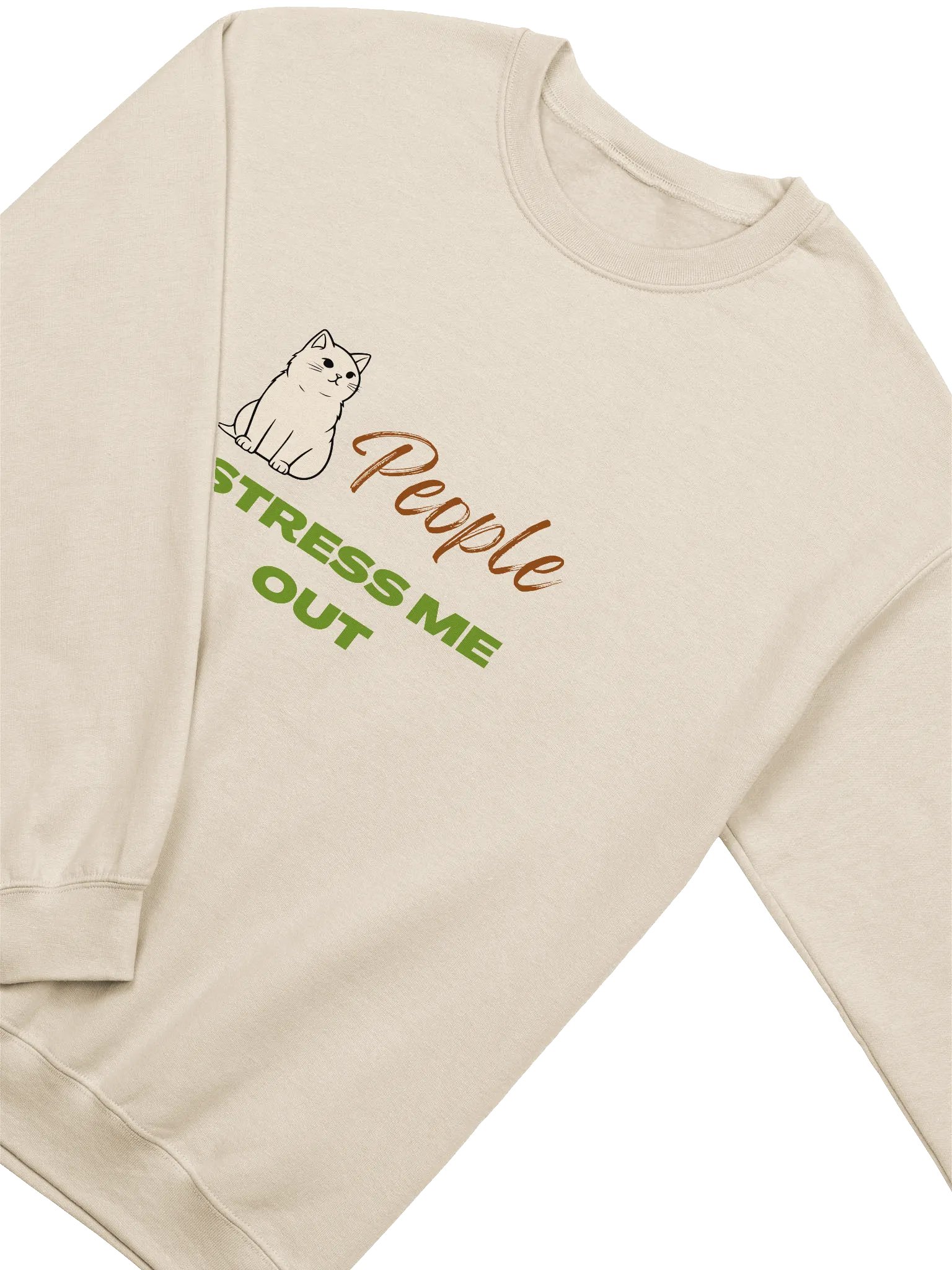 People Stress Me Out Crewneck Sweatshirt product image (2)