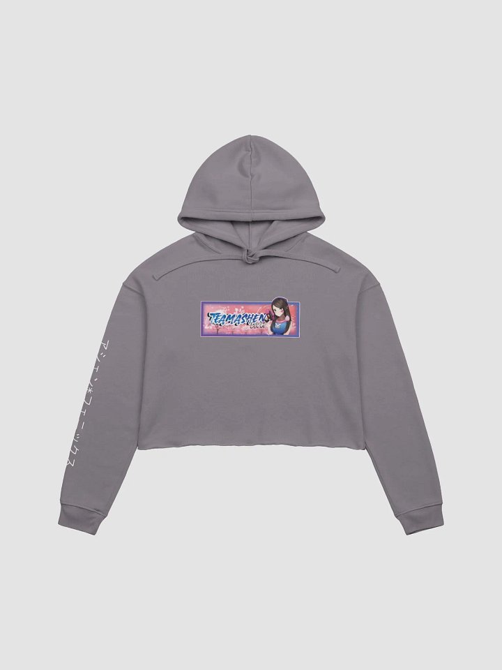 Anime Logo Crop Top Hoodie product image (2)