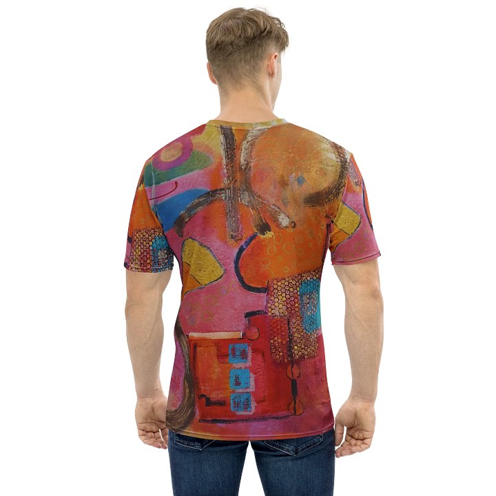 harlequin vibes, original painting, vibrant colours product image (1)