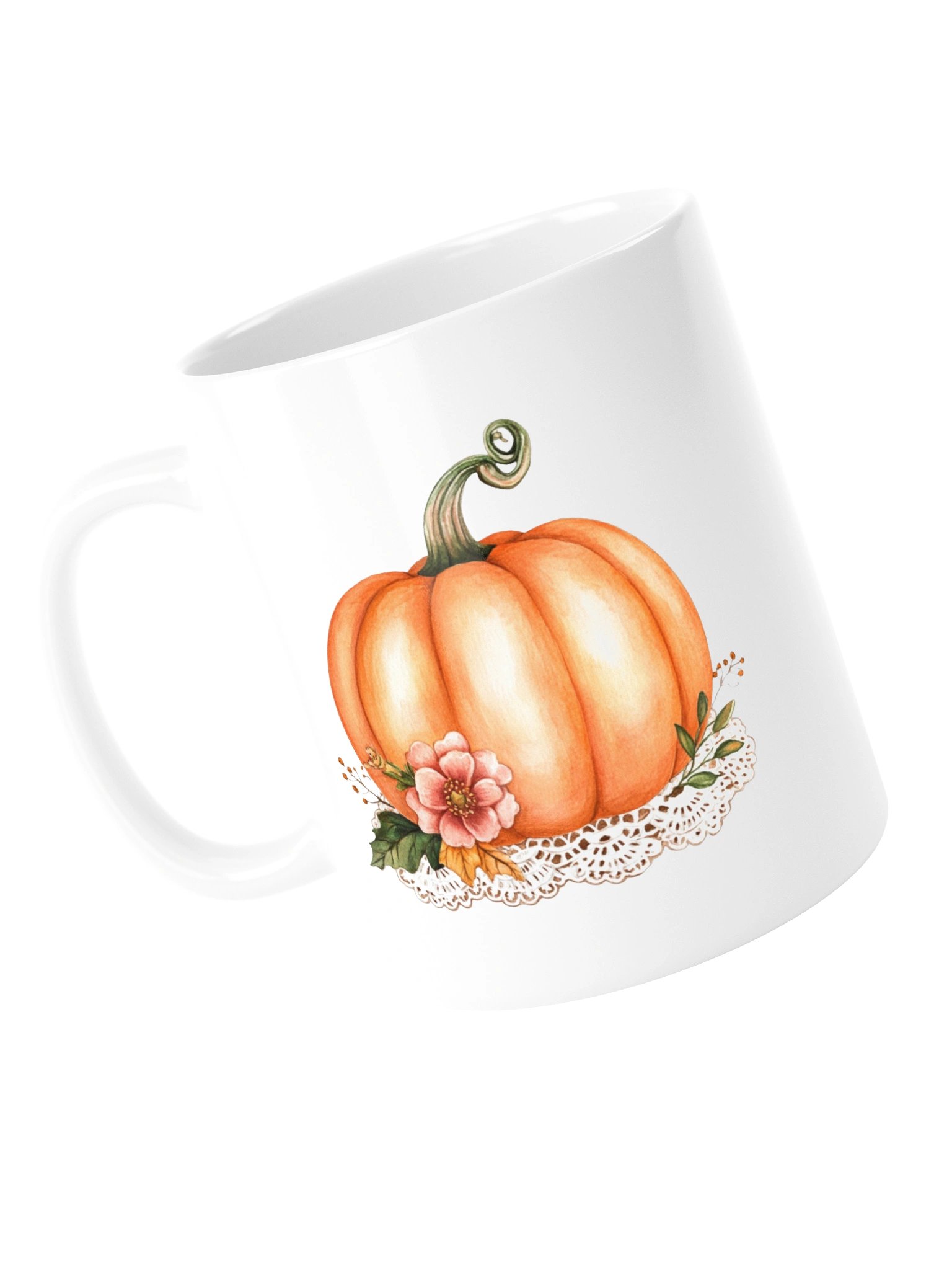 Pumpkin on Lace Mug — The Quiet Parlor Collection product image (6)