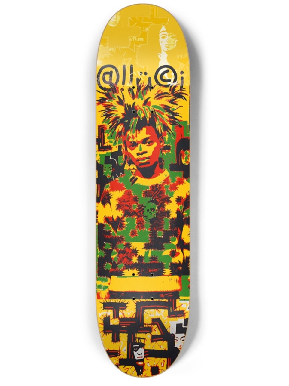 Kidsplay Rasta Skateboard Deck product image (1)
