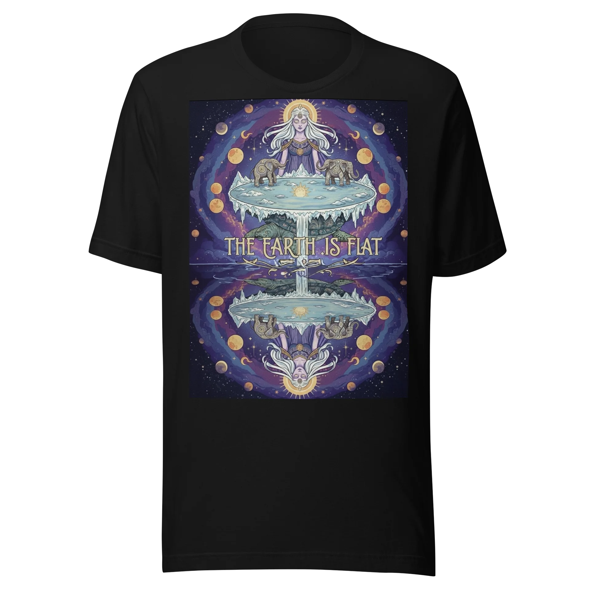 Mystical Flat Earth Unisex T-Shirt product image (1)