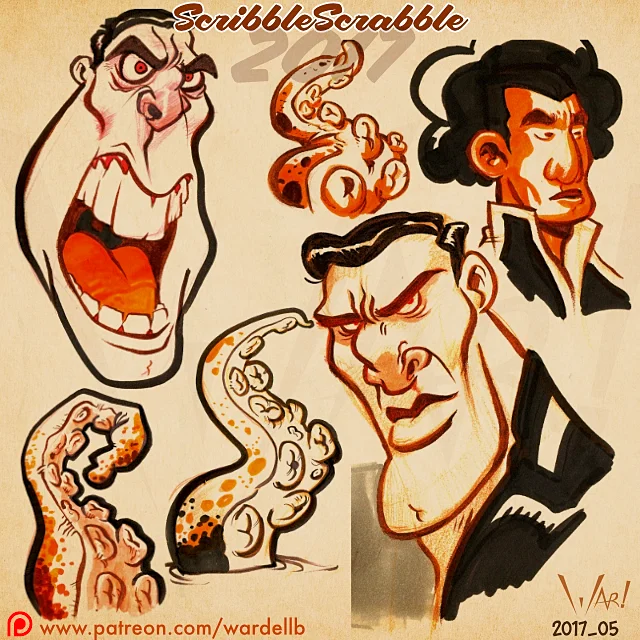 Scribble Scrabble Volume 2 - Collection of Sketches product image (2)