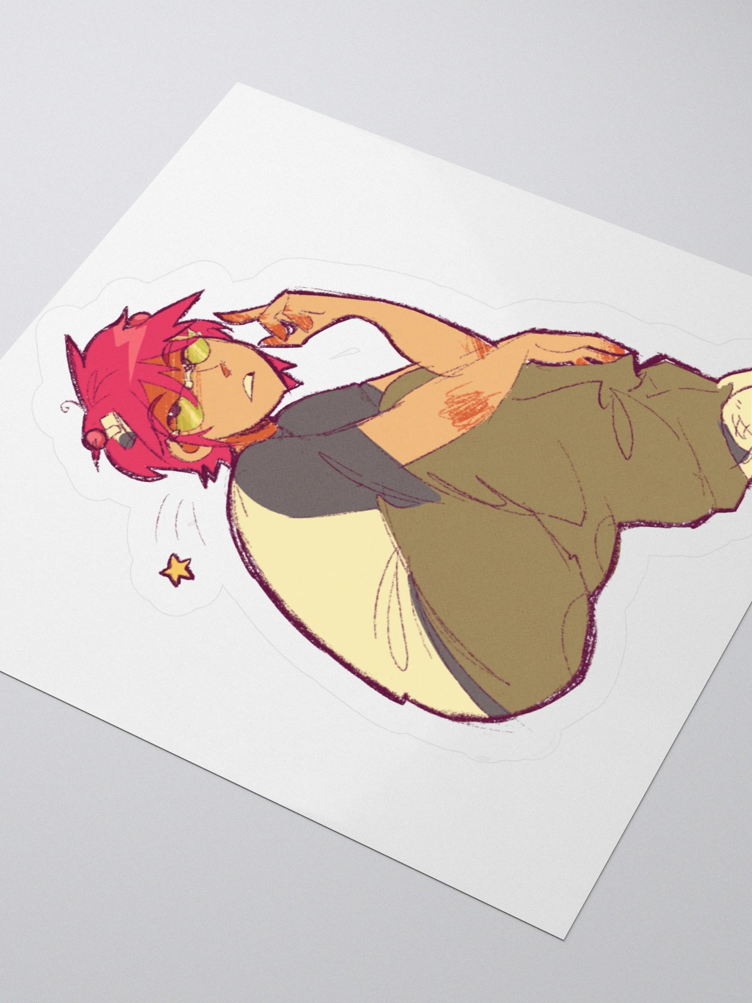 Saiki K doodle sticker product image (6)