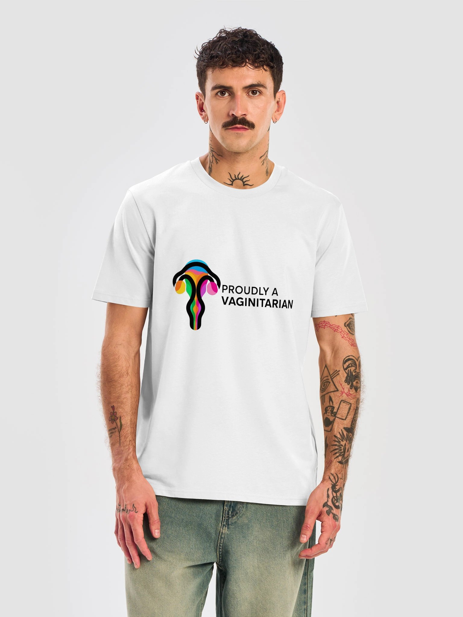 Proudly A Vaginitarian Novelty T-Shirt product image (5)