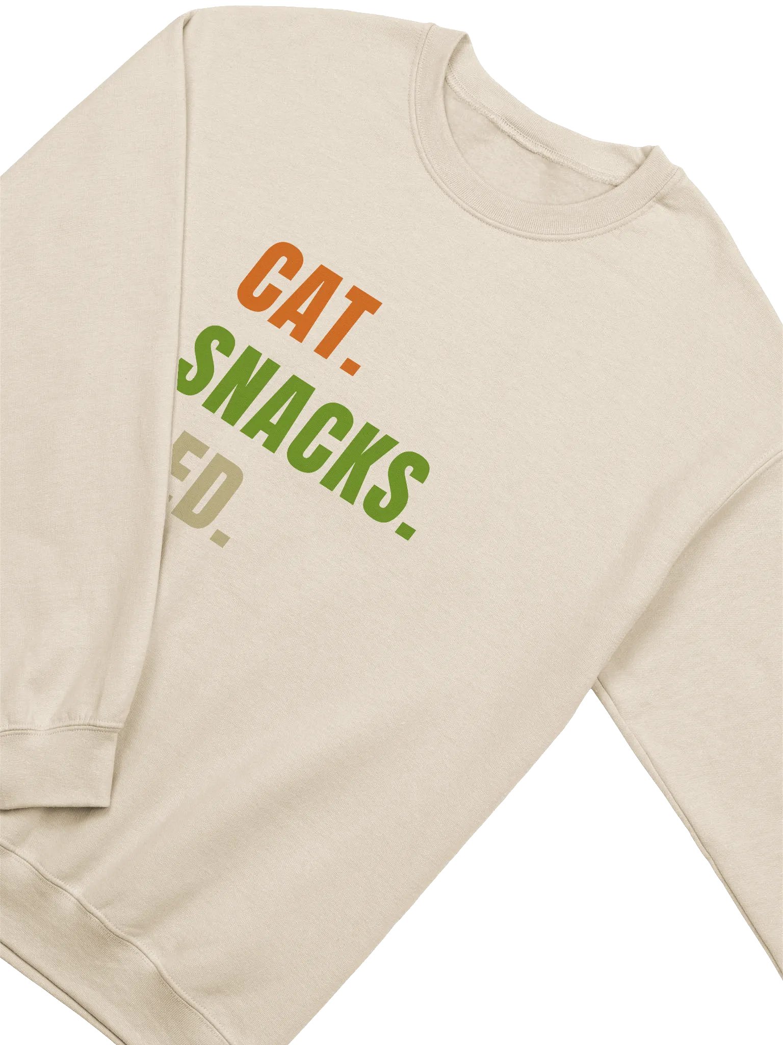 Cat Snacks Bed Crewneck Sweatshirt product image (2)