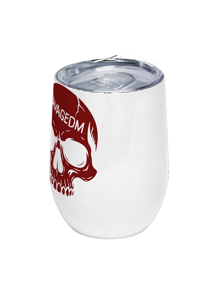 Savage DM Skull Stamp Wine Tumbler product image (1)
