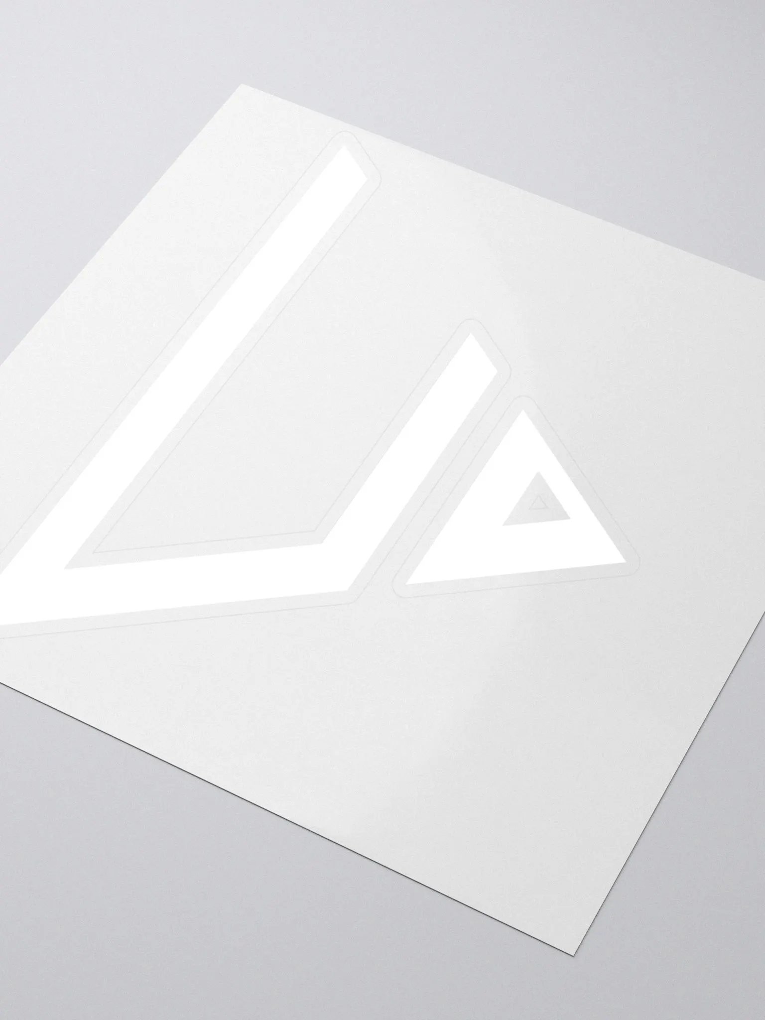 CraytoX Logo Stickers - White product image (3)