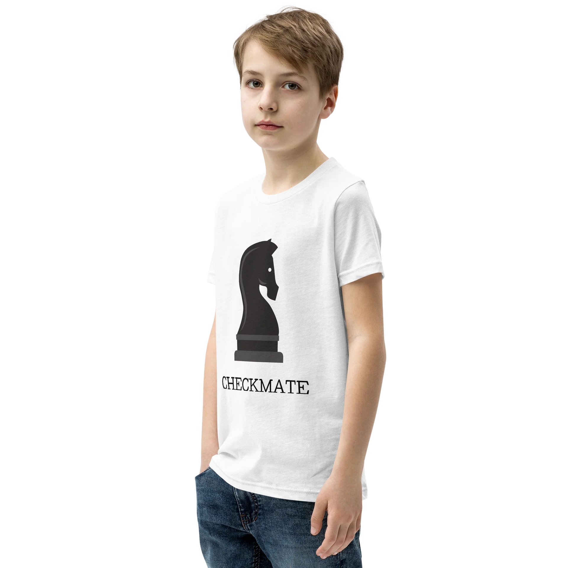 Knight Chess Piece Youth T-Shirt product image (4)