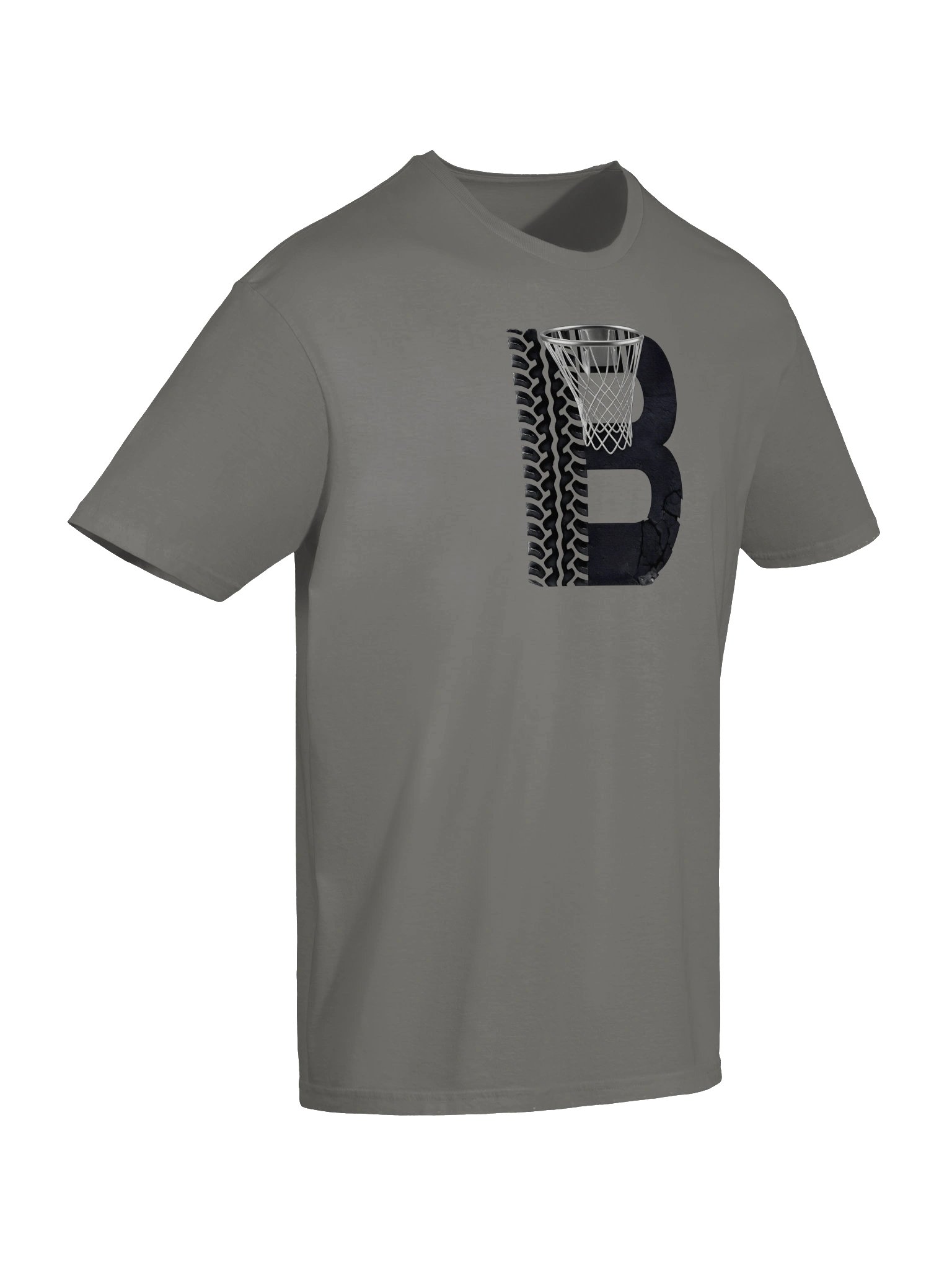 Blacktop Brand Basketball B Basketball Hoop Tee product image (6)