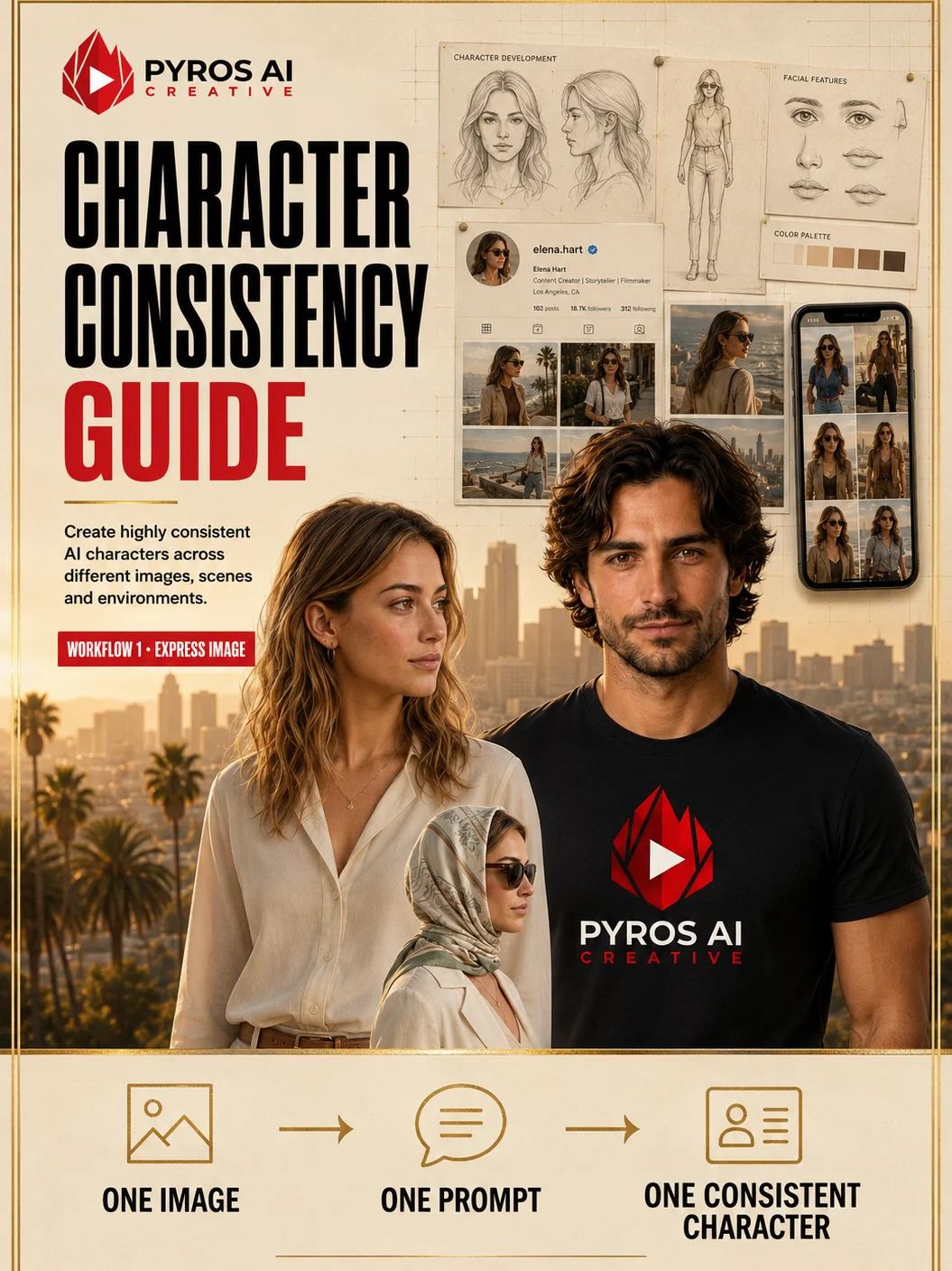 Character Consistency Guide — Express Image Workflow product image (1)