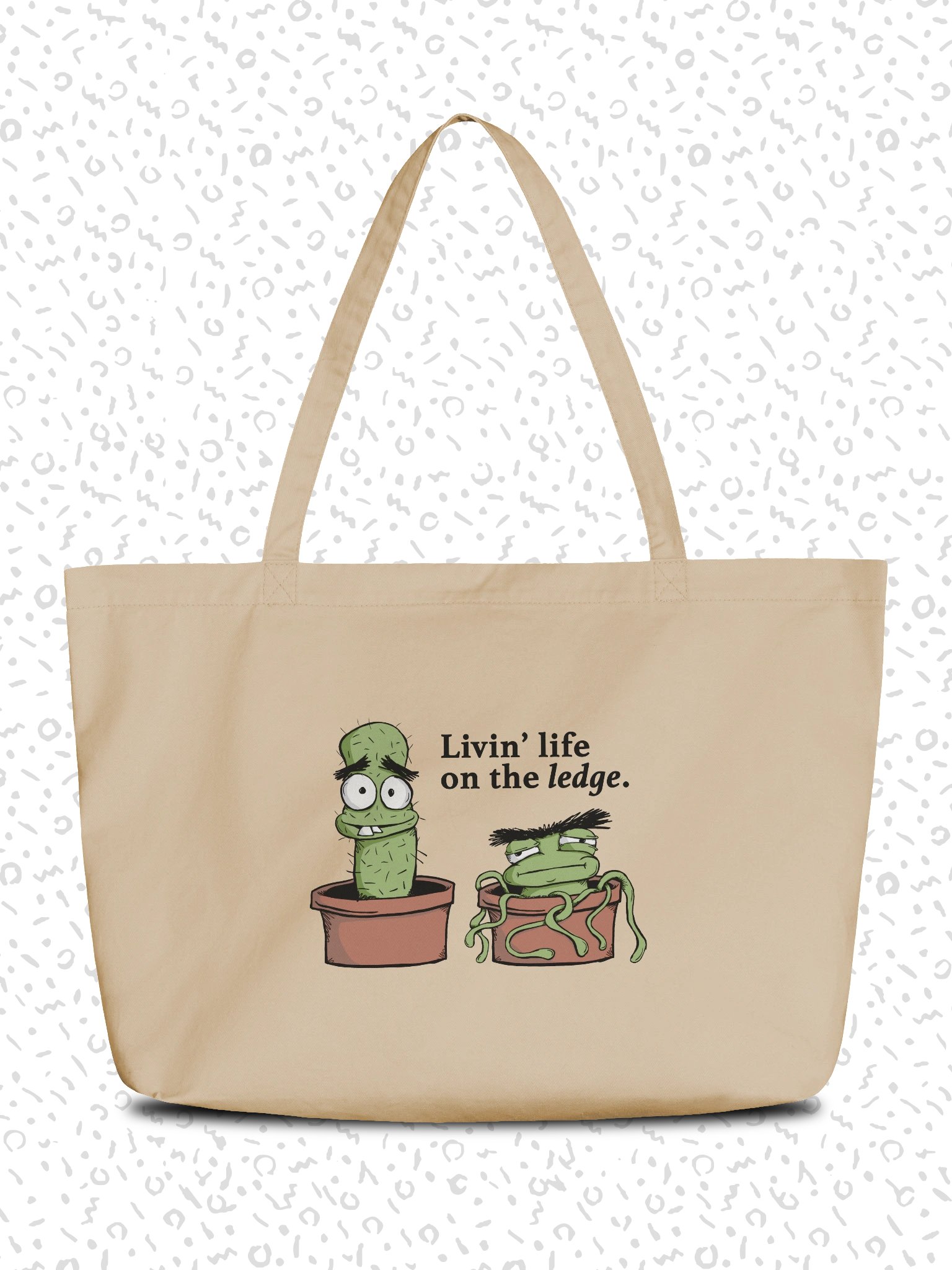 🪴 "Livin' life on the ledge" ft. Eddie & Carl - Tote Bag product image (1)