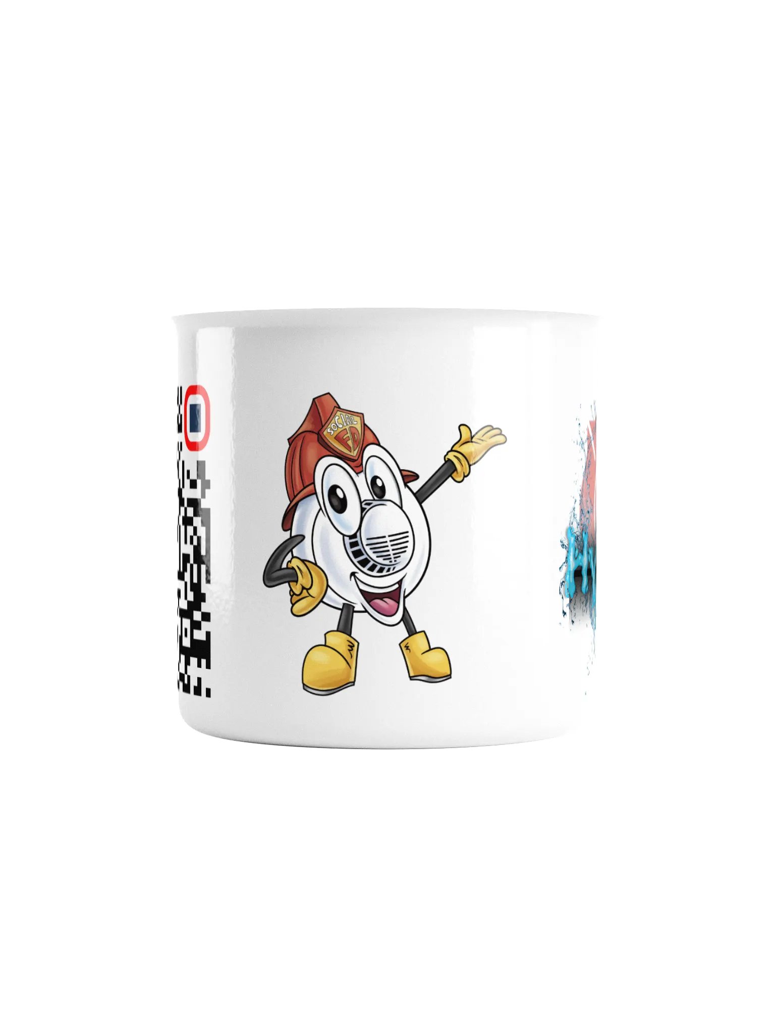 Ugly QR Code Hydrate Enamel Mug product image (3)