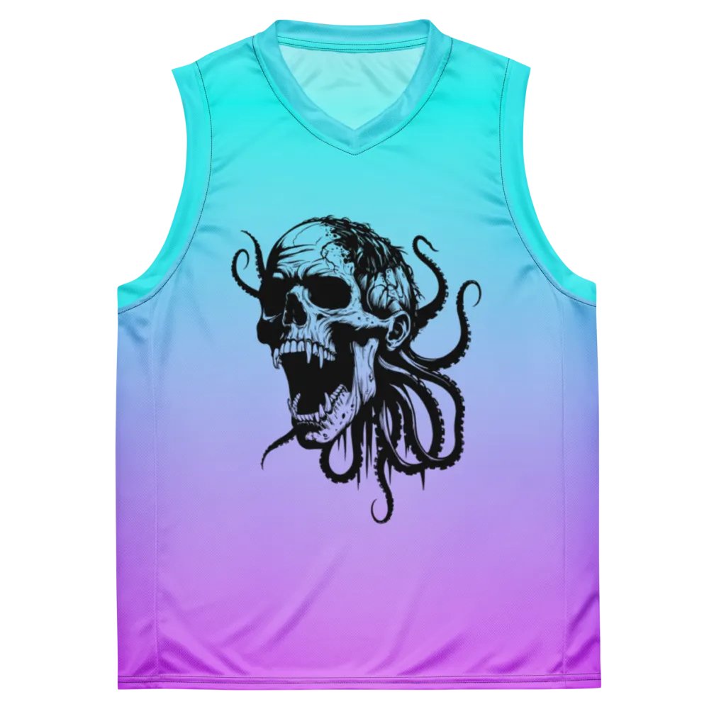 Tentacle Skull - Rebound Recycled Performance Jersey product image (2)