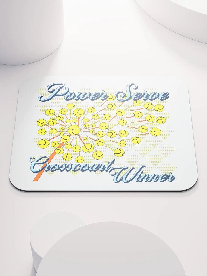 Dandelion Tennis Power Server Crosscourt Winner Mouse Pad product image (1)