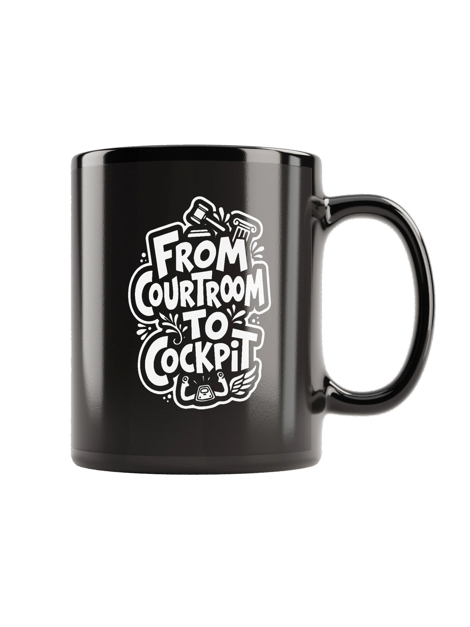 From Courtroom to Cockpit Mug product image (6)
