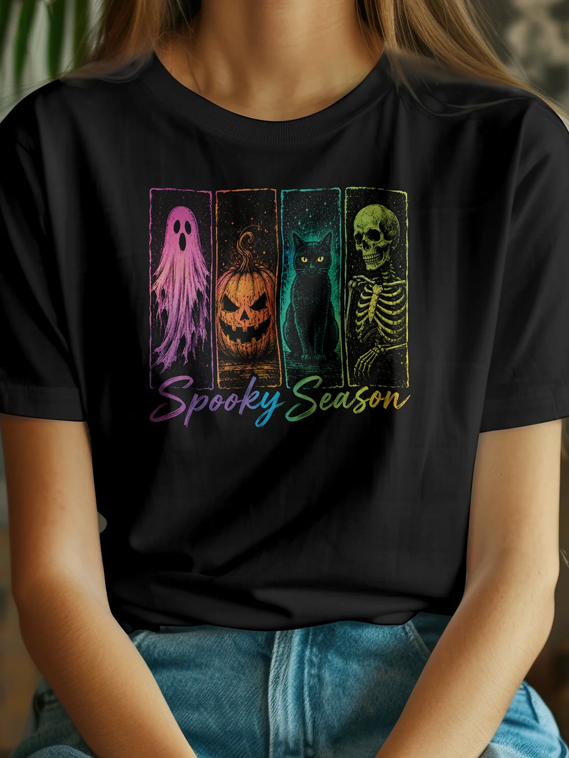 Spooky Season Panels — The Spooky Side Tee product image (3)