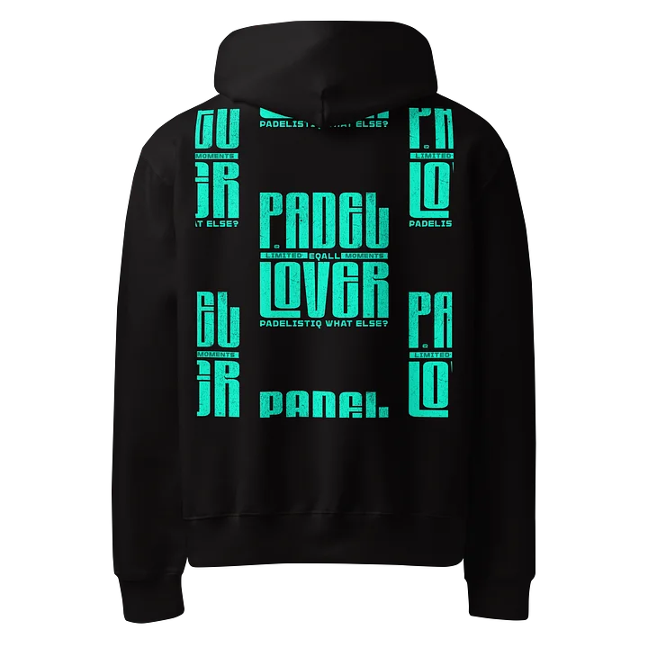 PADELISTIQ Lover Bella Butterfly Champ Hoodie R3CVR.i by EQALL® Essentials_Turq. Multiprint product image (1)