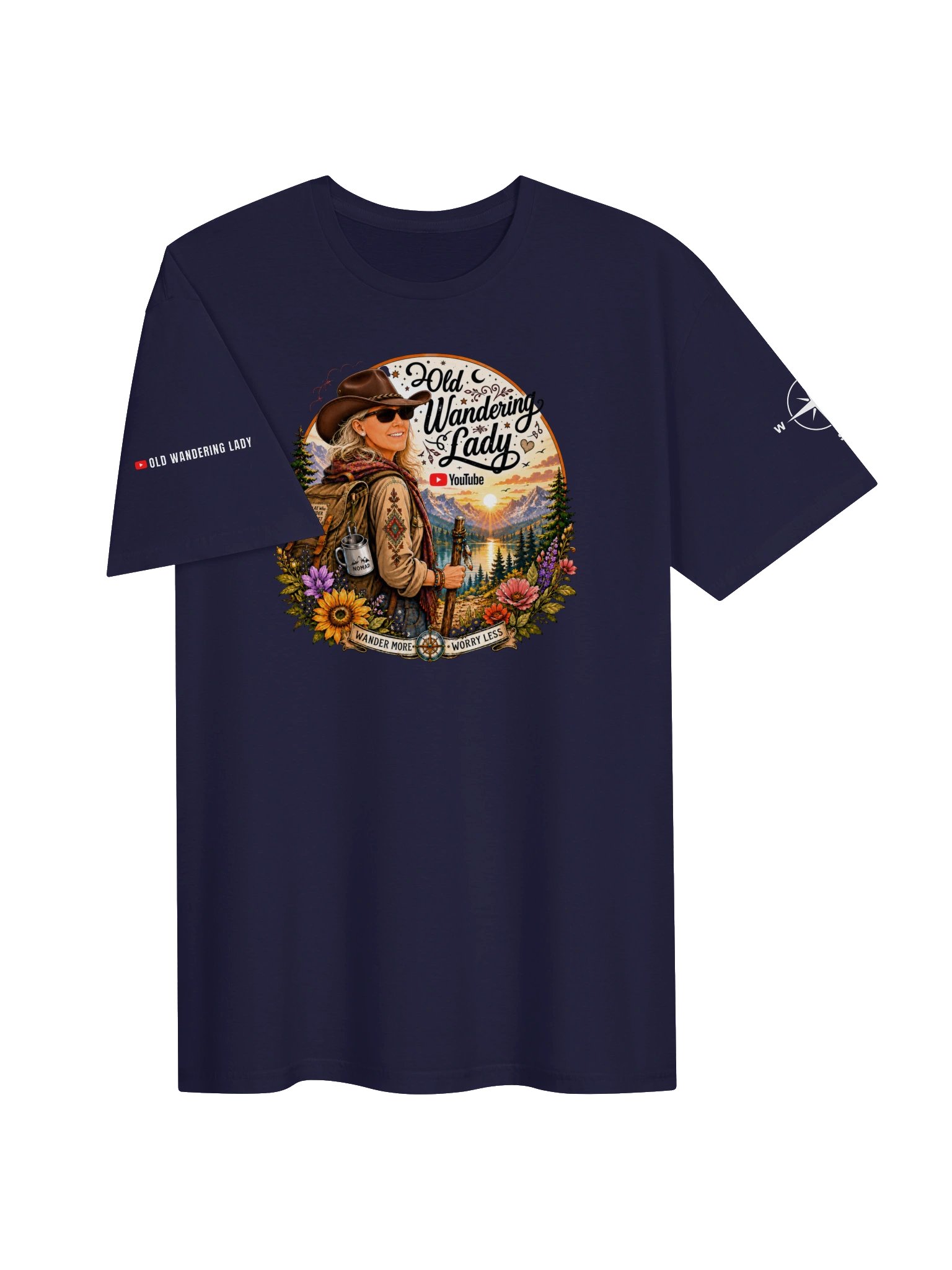Wander More, Worry Less Tee product image (3)