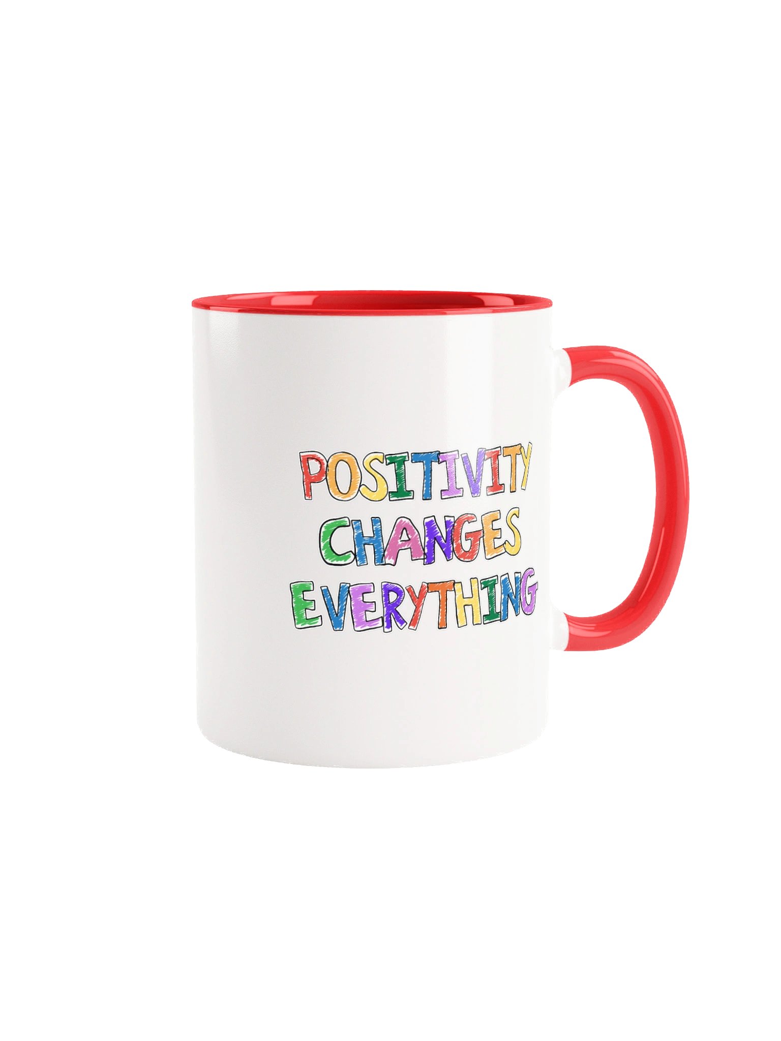 Positivity Changes Everything Crayon Mug product image (1)