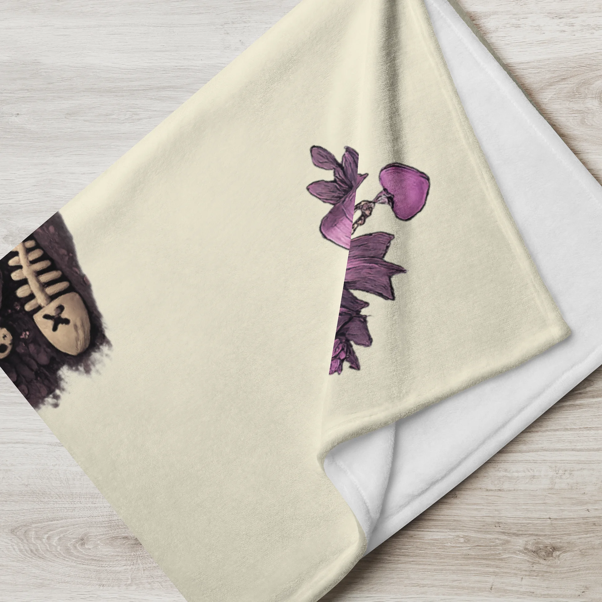 ''Bones the Cat'' Throw Blanket by Allcolor product image (3)