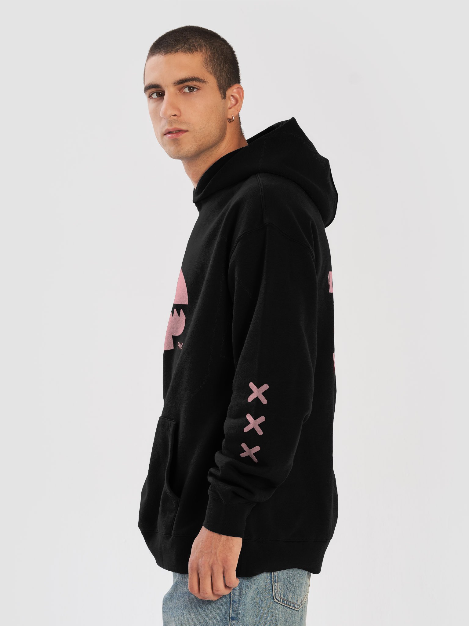 FMB | JETLAG DINO Premium Hoodie Pink product image (8)