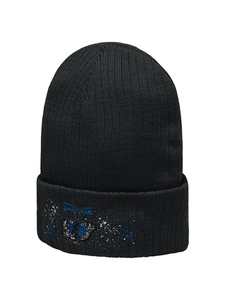 Butterfly Ribbed Knit Beanie product image (7)