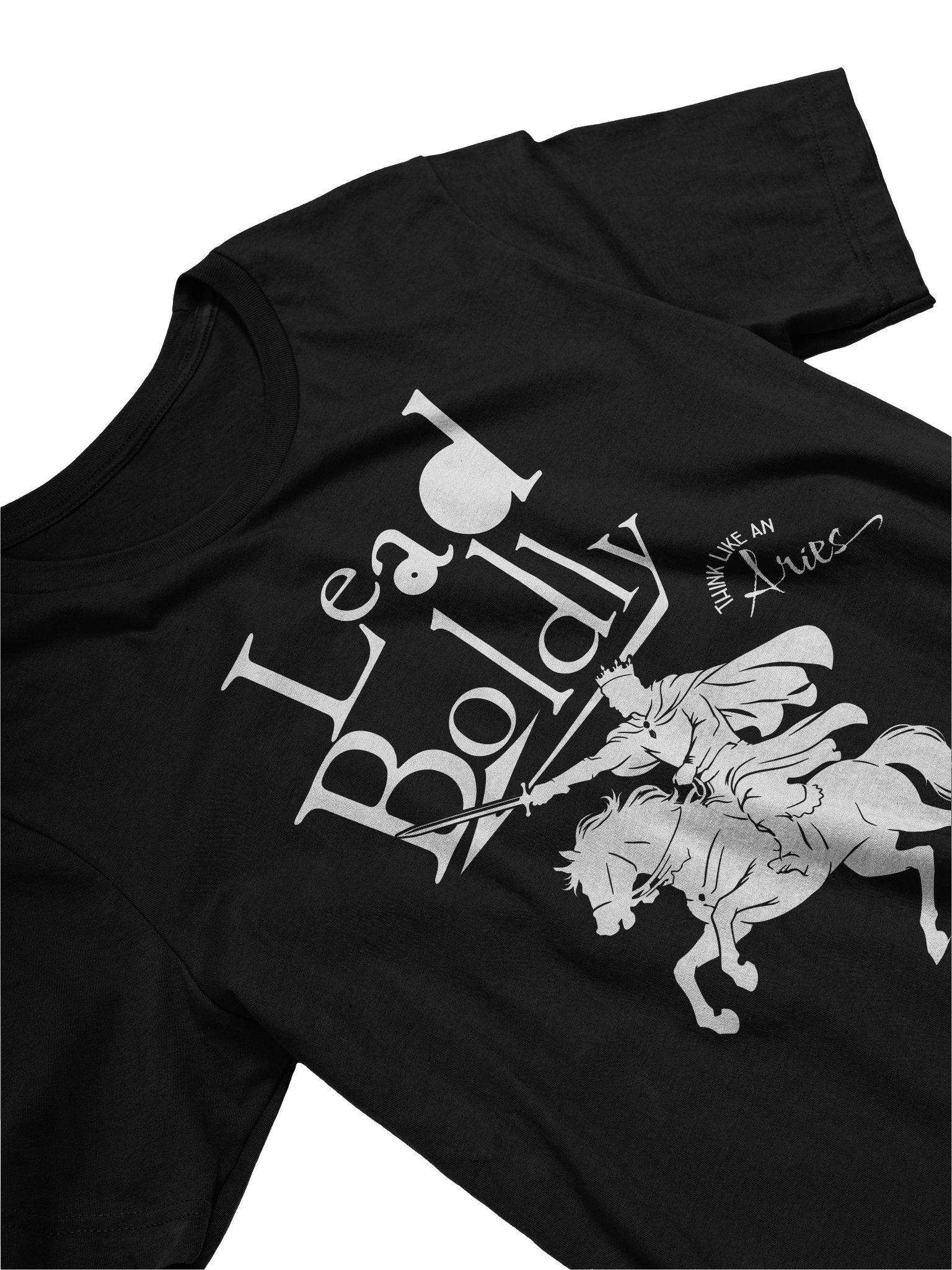 Think Like an Aries..Lead Boldly Zodiac T Shirt product image (2)